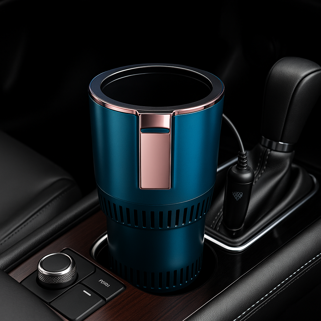 Porte Gobelet pour voiture - Boisson Chauffant & Rafraîchissant